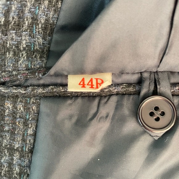 Cellini Collection Grey Plaid Blazer • Size XL - Picture 5 of 7